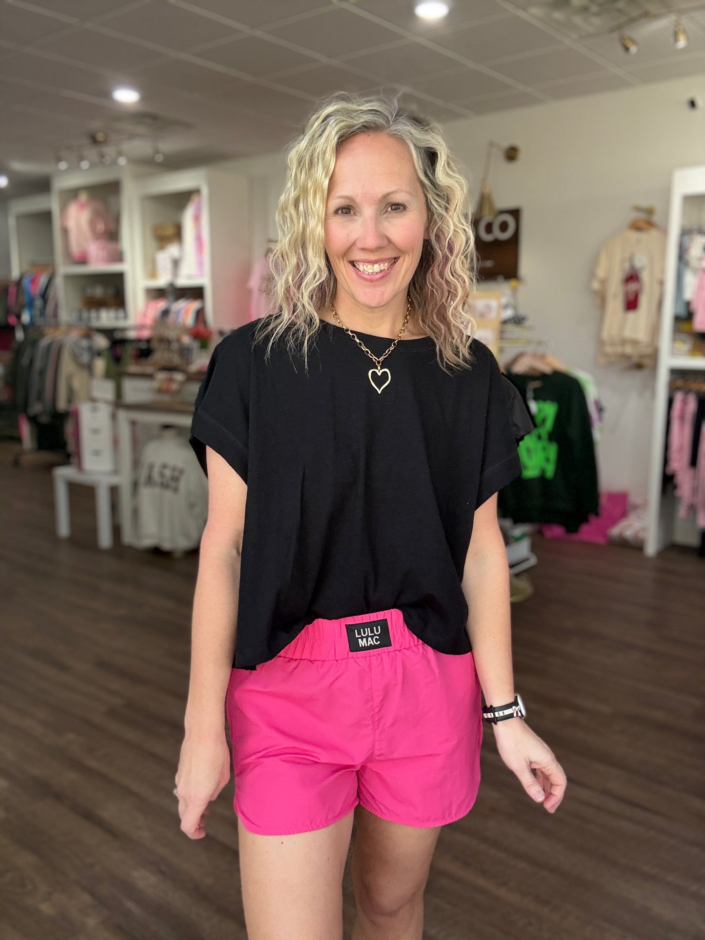 The OG Lulu Short- Hot Pink