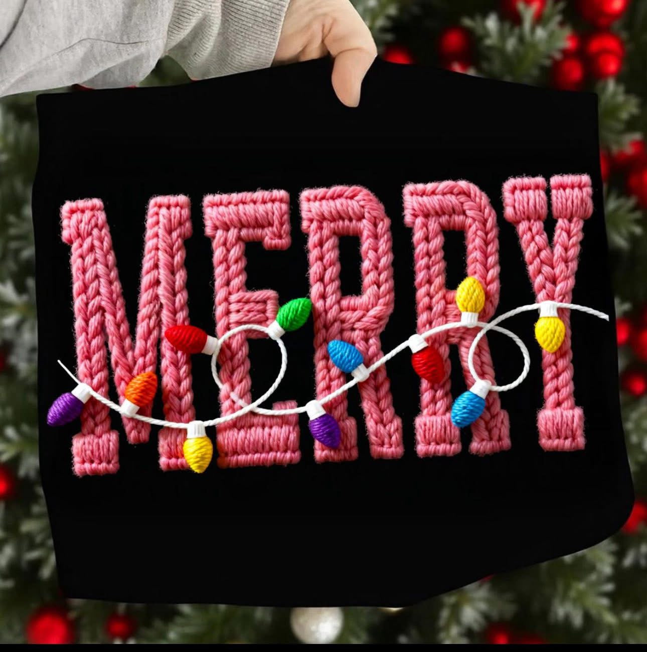 Merry & Bright Yarn Tee