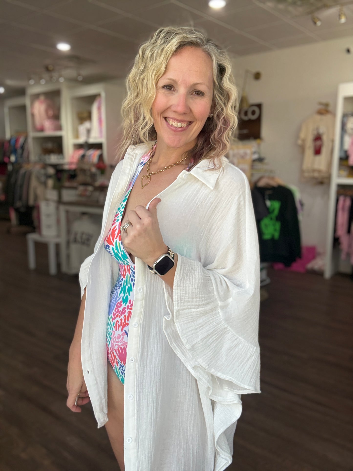 Hello Beach Coverup