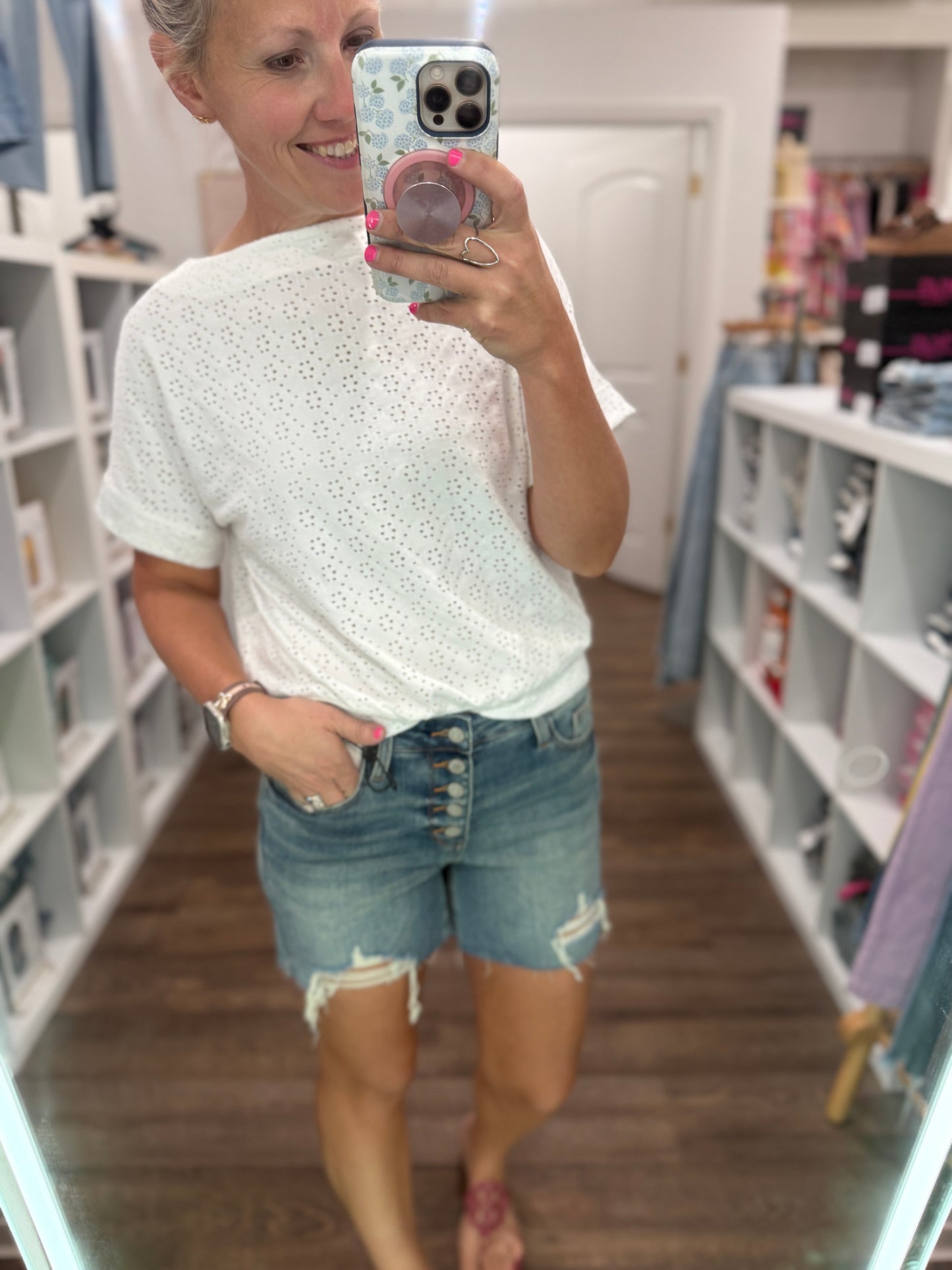 JB Button Fly Destroy Short
