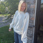 Twice as Nice Terry Top- Oatmeal