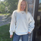 Twice as Nice Terry Top- Oatmeal