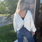 Twice as Nice Terry Top- Oatmeal