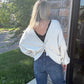 Twice as Nice Terry Top- Oatmeal