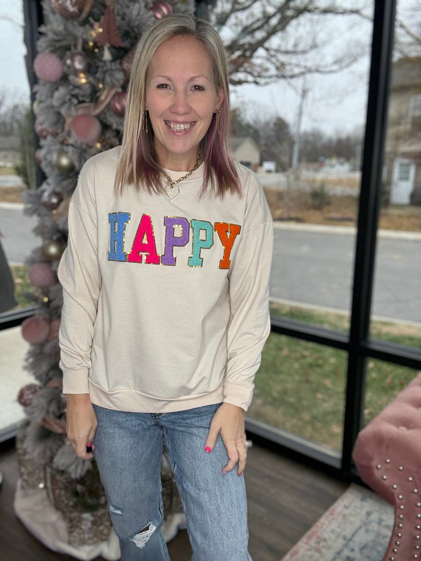Happy Patch Pullover