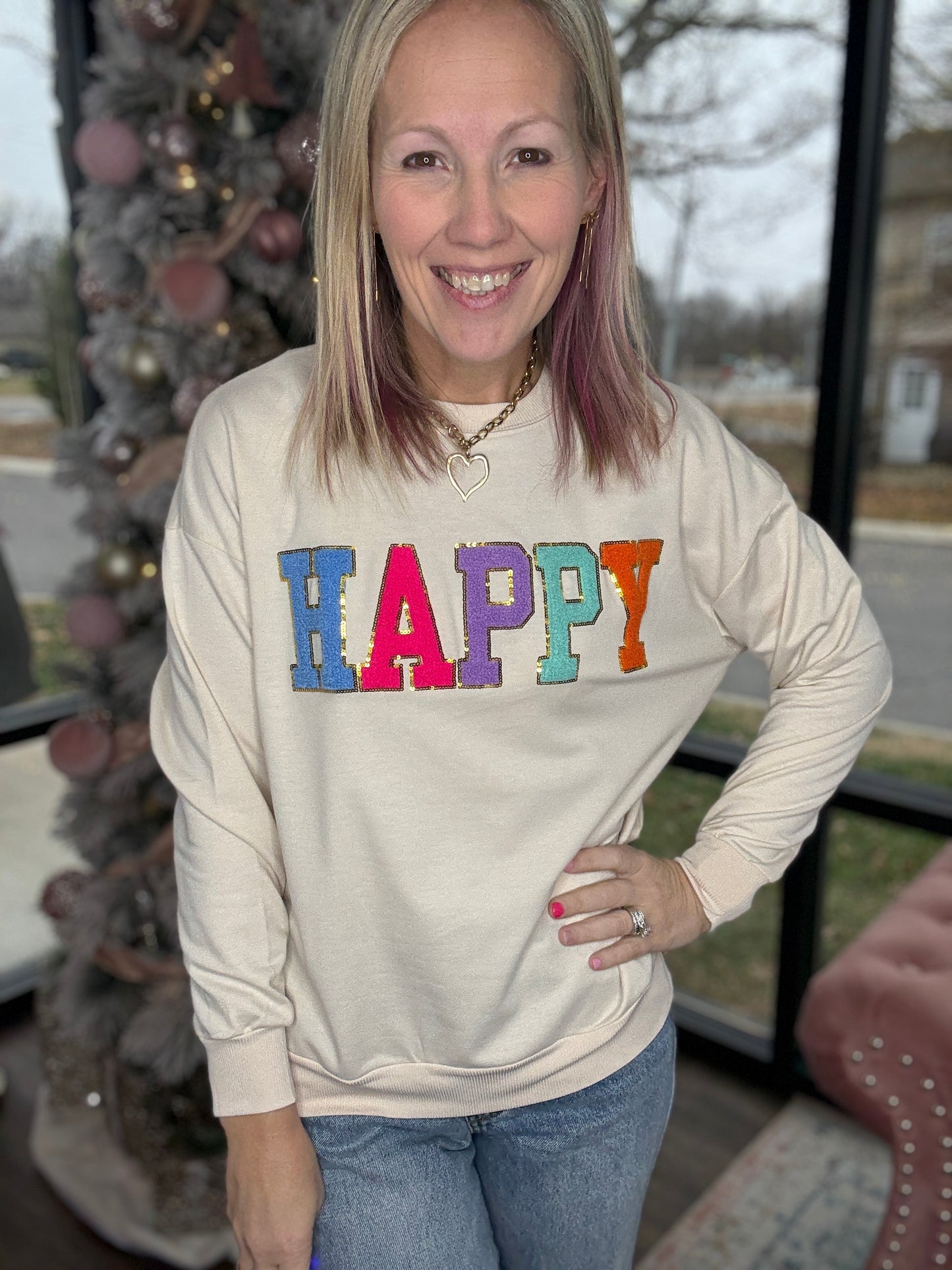Happy Patch Pullover