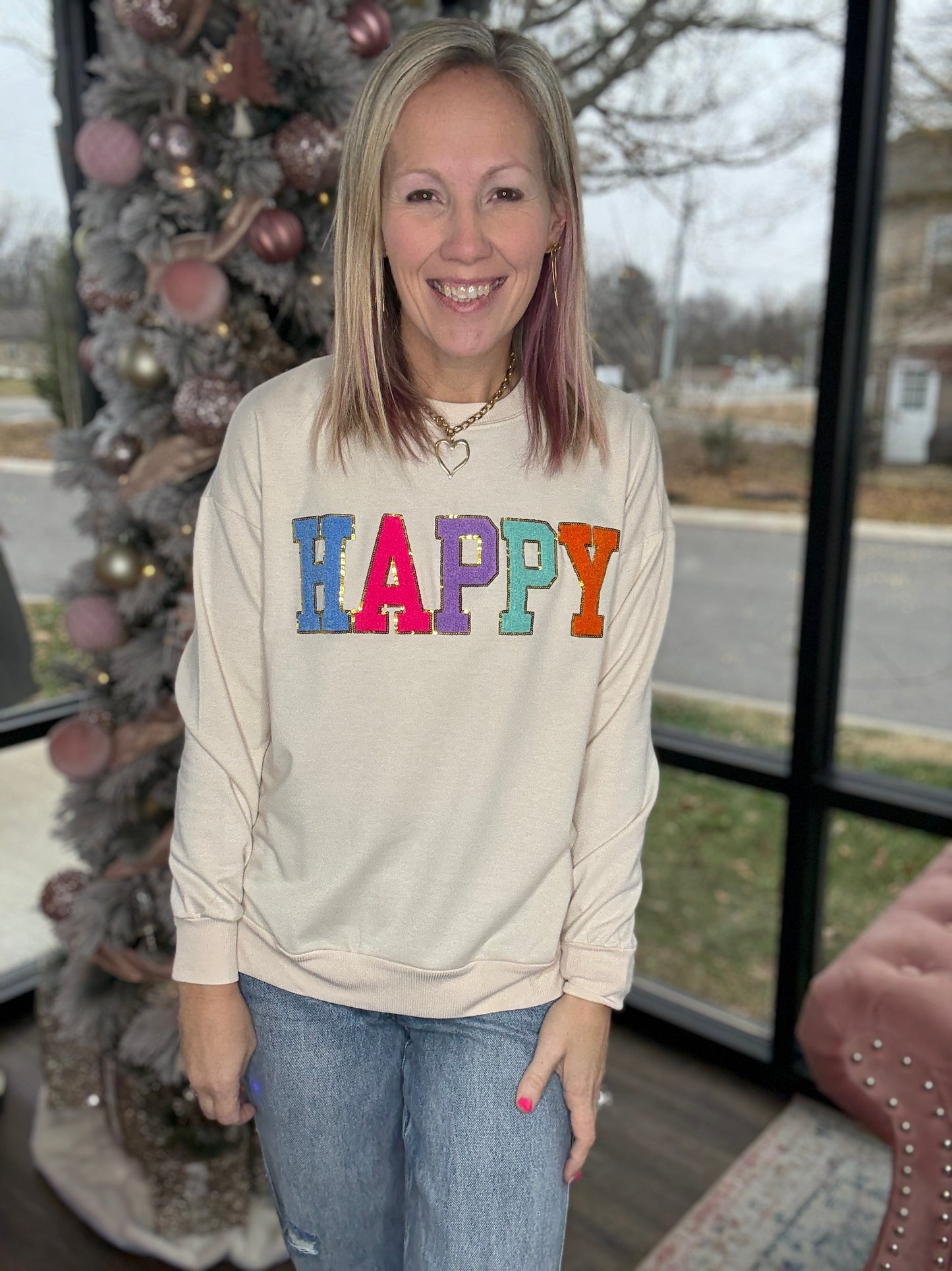Happy Patch Pullover