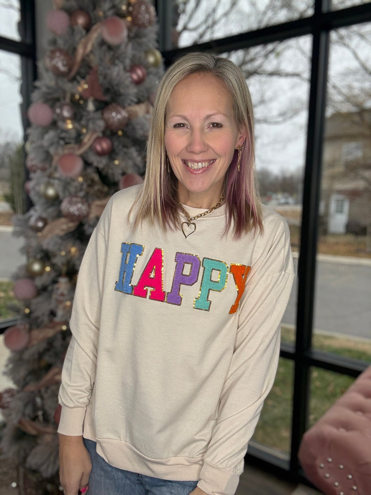 Happy Patch Pullover