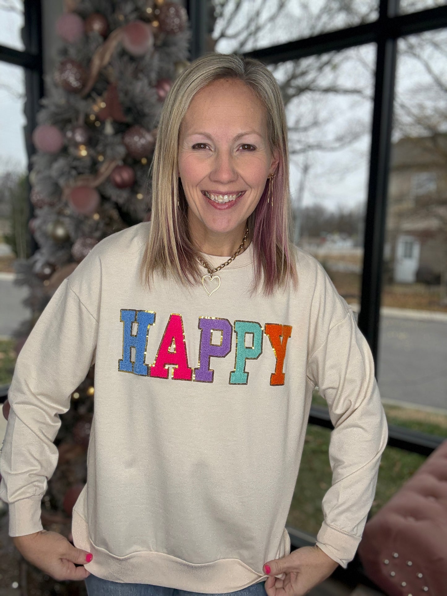Happy Patch Pullover