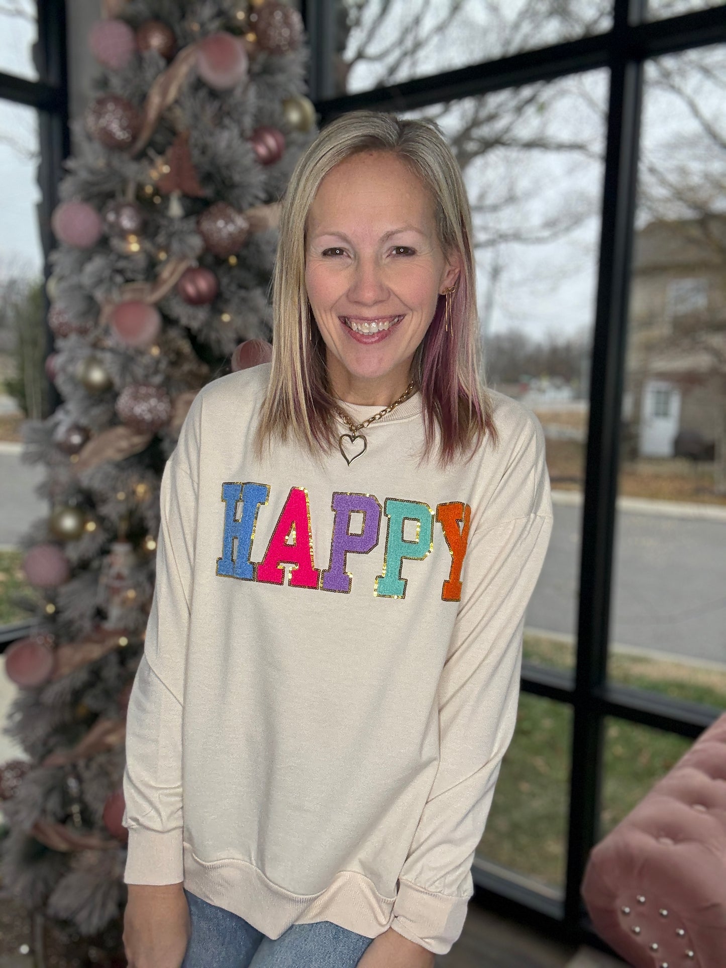 Happy Patch Pullover