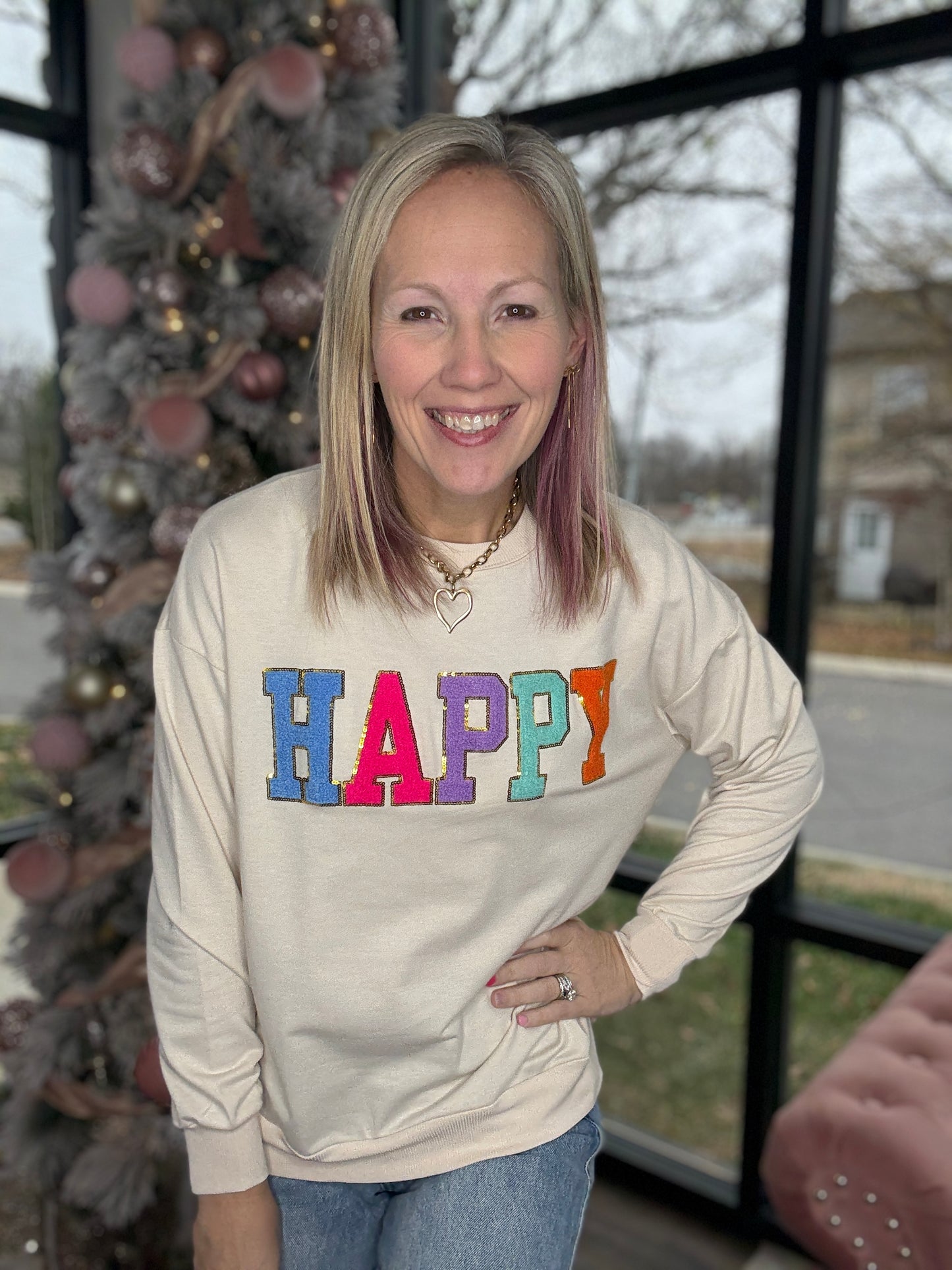 Happy Patch Pullover