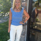 Sweet Scallop Tank- Blue