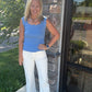 Sweet Scallop Tank- Blue