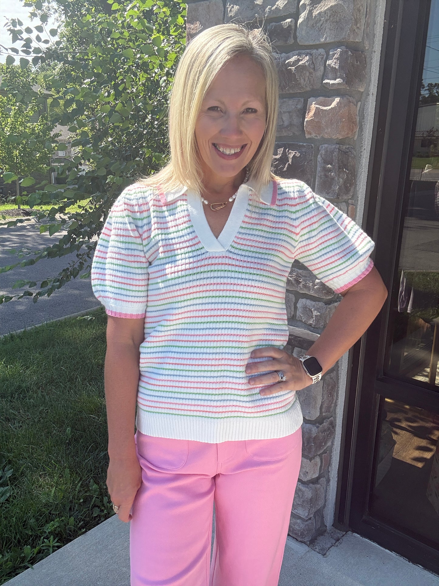 Candy Stripe Top