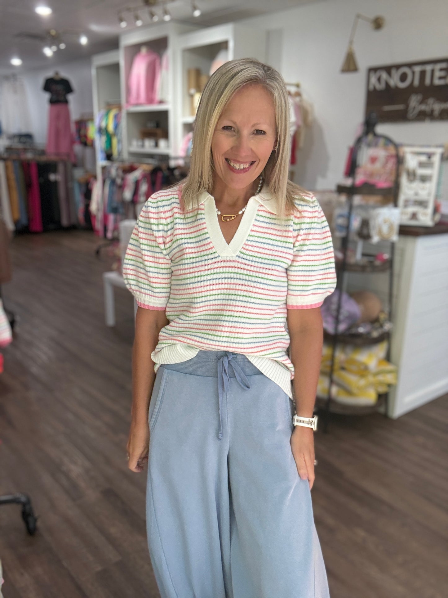 Candy Stripe Top