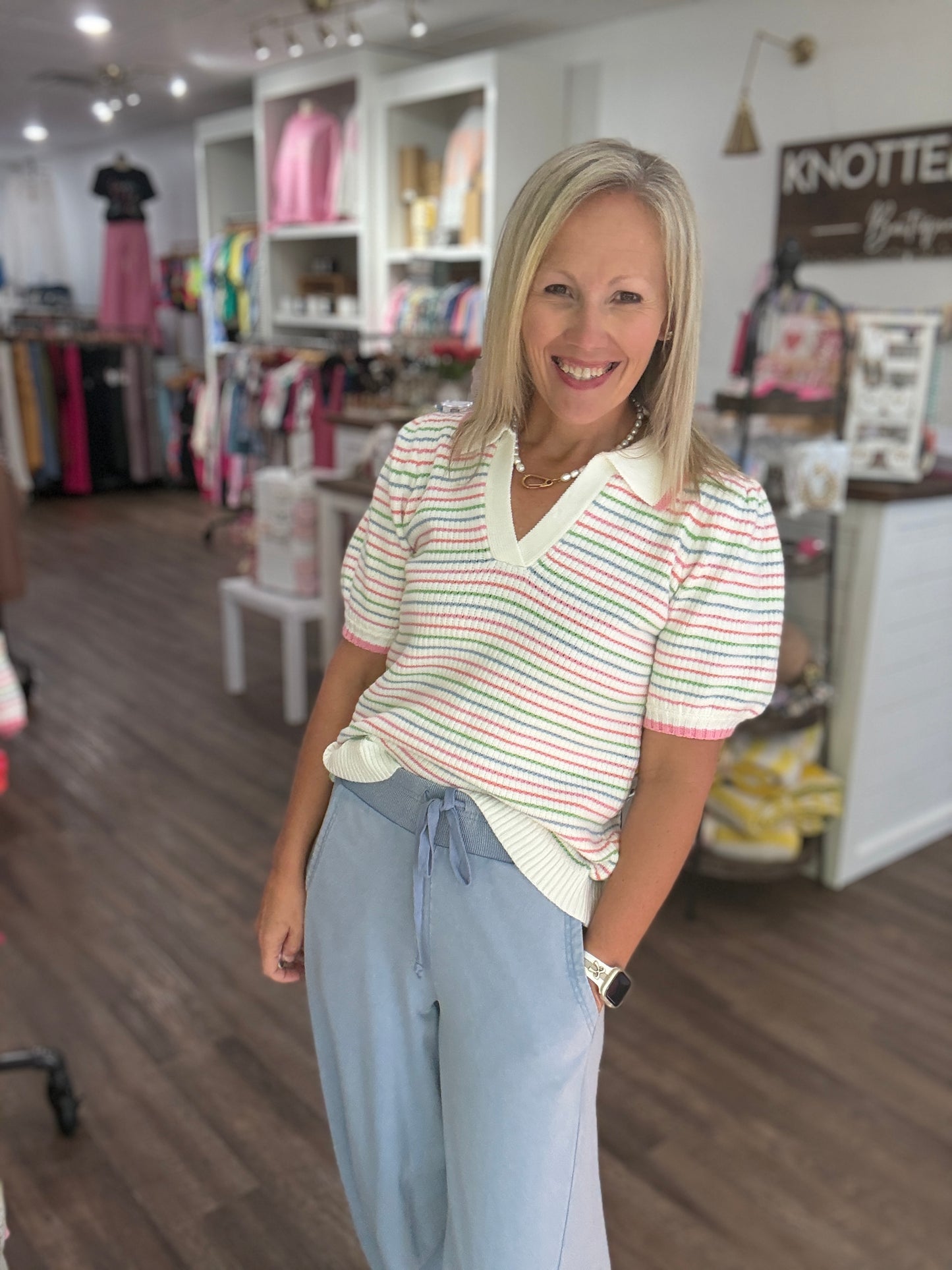 Candy Stripe Top