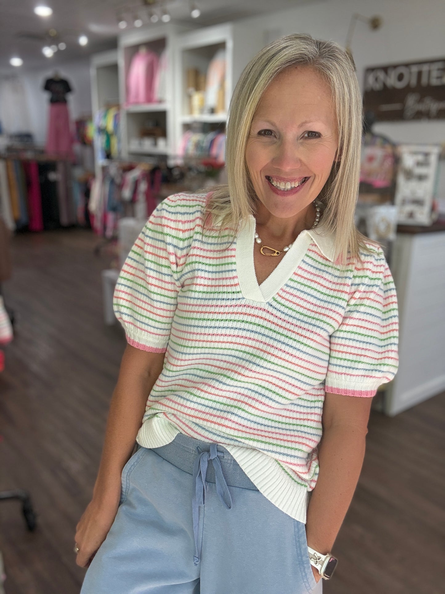 Candy Stripe Top
