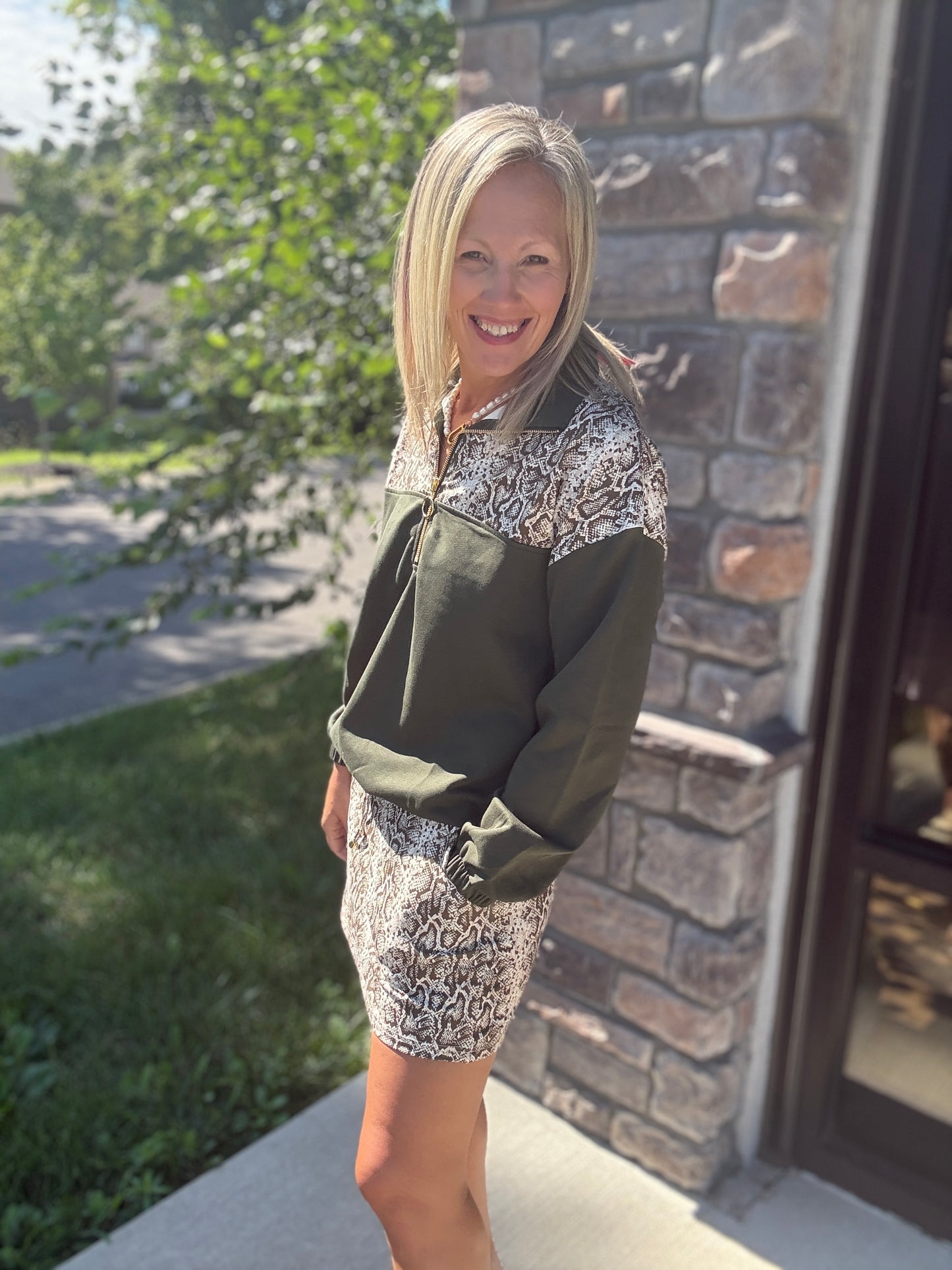 Sylvie Snake Pullover