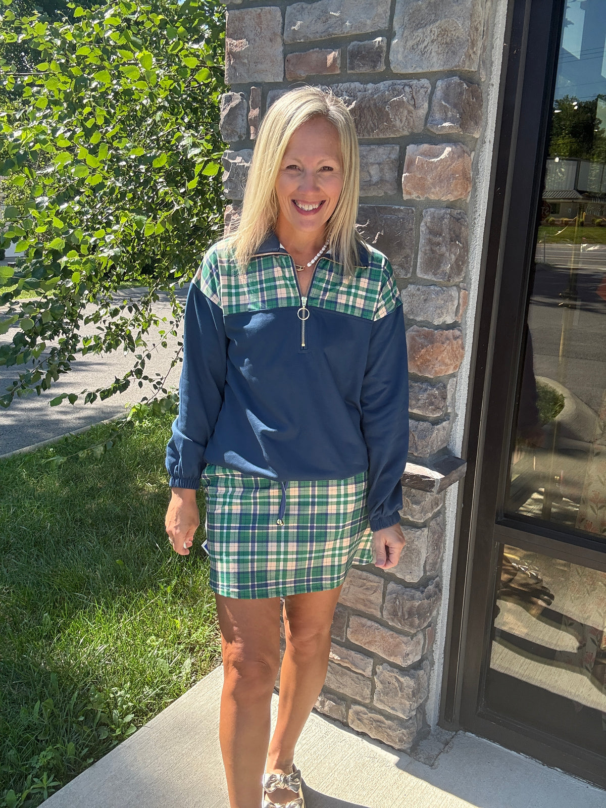Parker Plaid Pullover