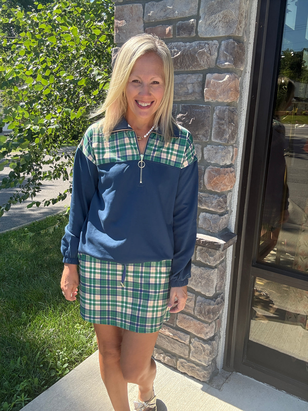 Parker Plaid Pullover