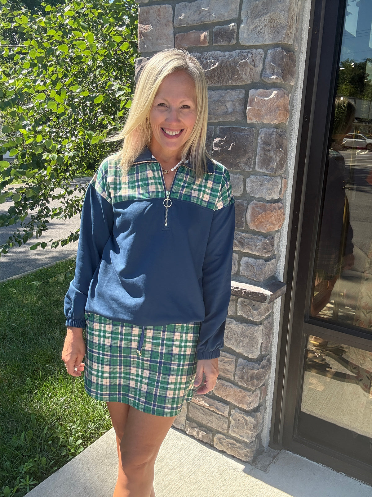 Parker Plaid Pullover