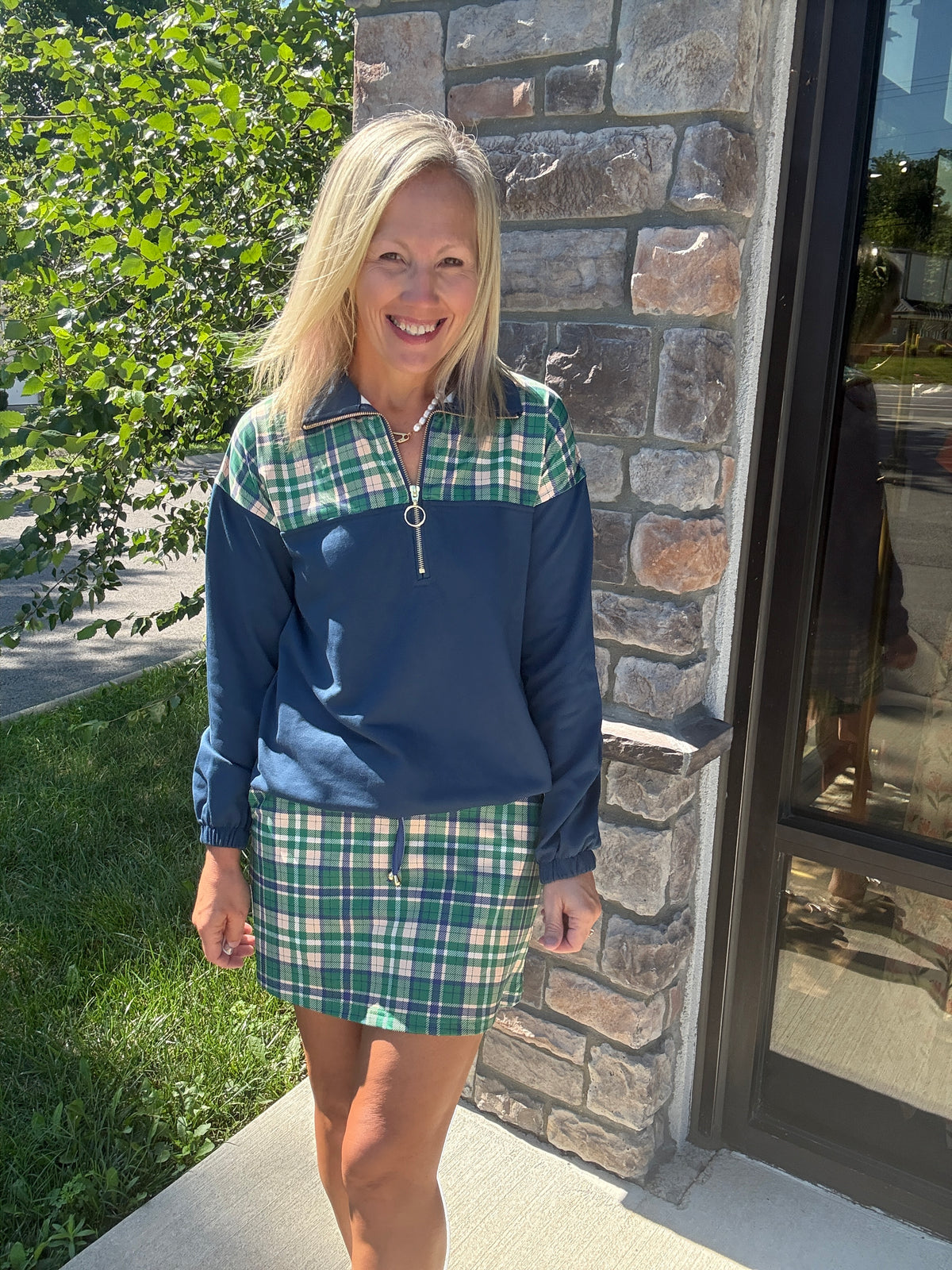 Parker Plaid Pullover