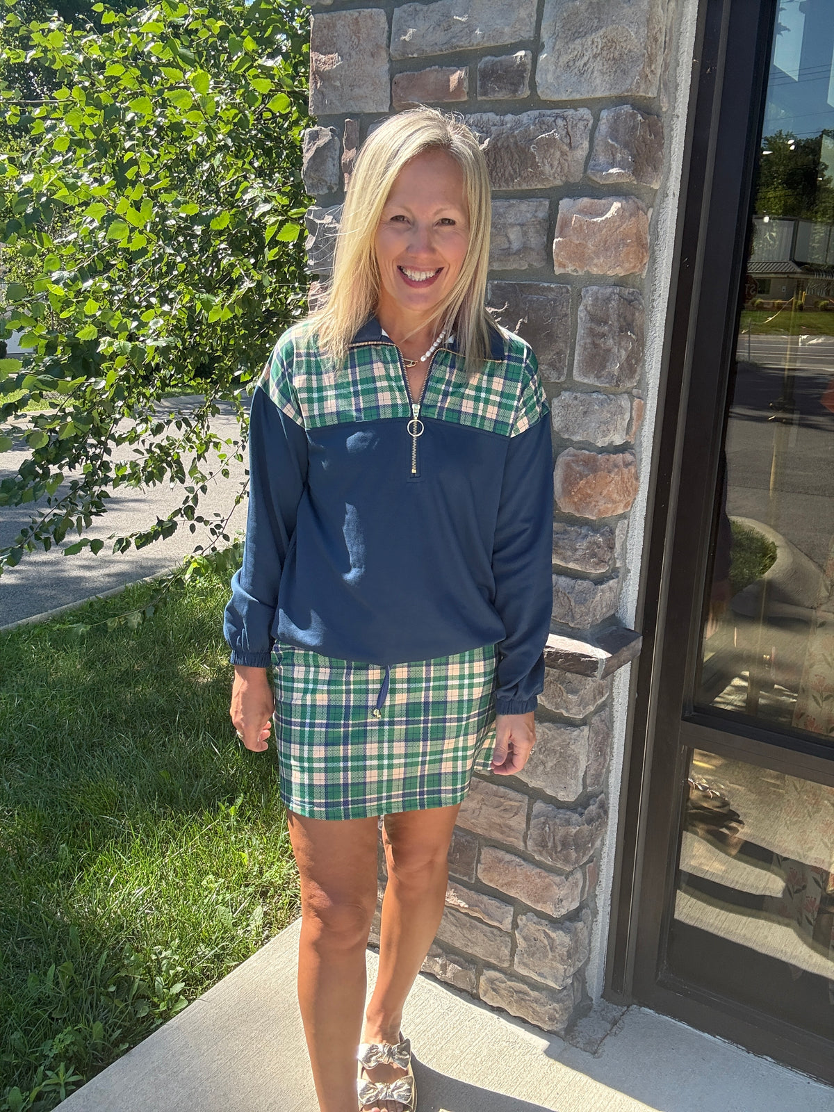 Parker Plaid Pullover