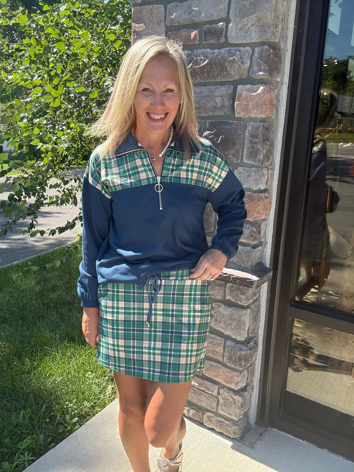 Parker Plaid Pullover