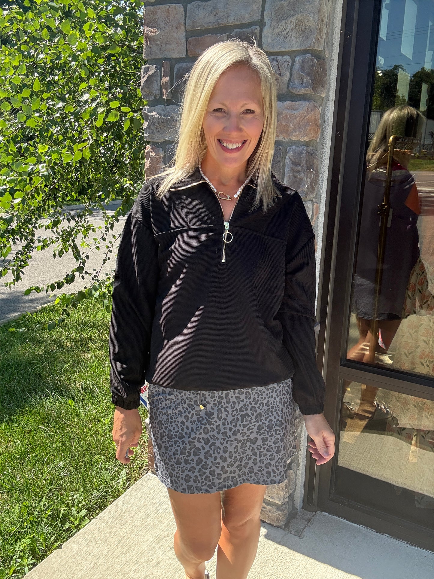 Smokey Leopard Skort