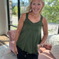 Kinsley Tank- Olive