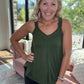 Kinsley Tank- Olive