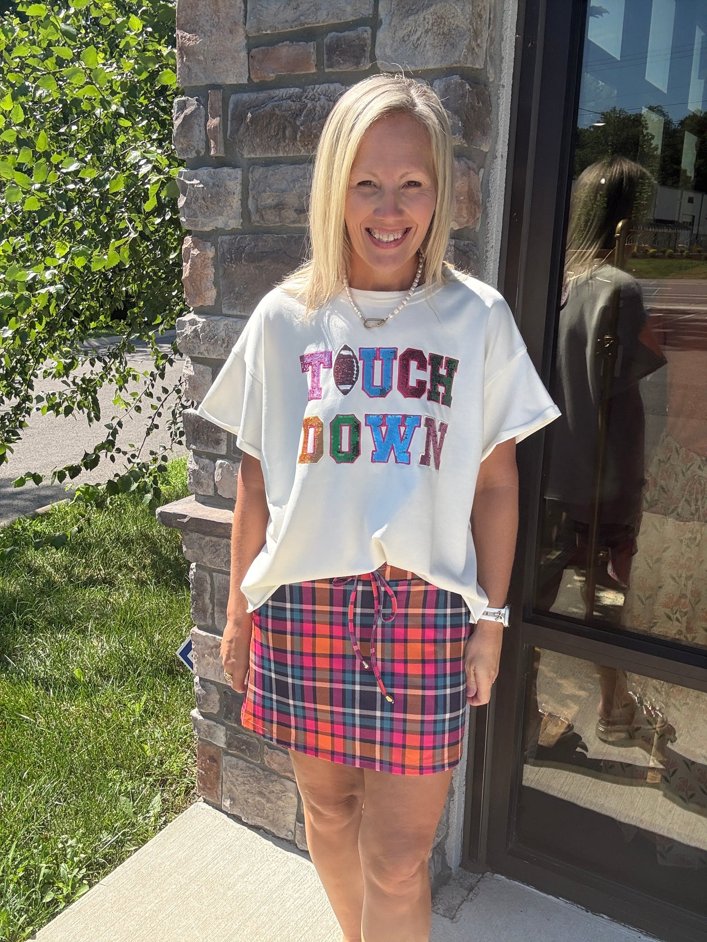 Patterned in Plaid Skort