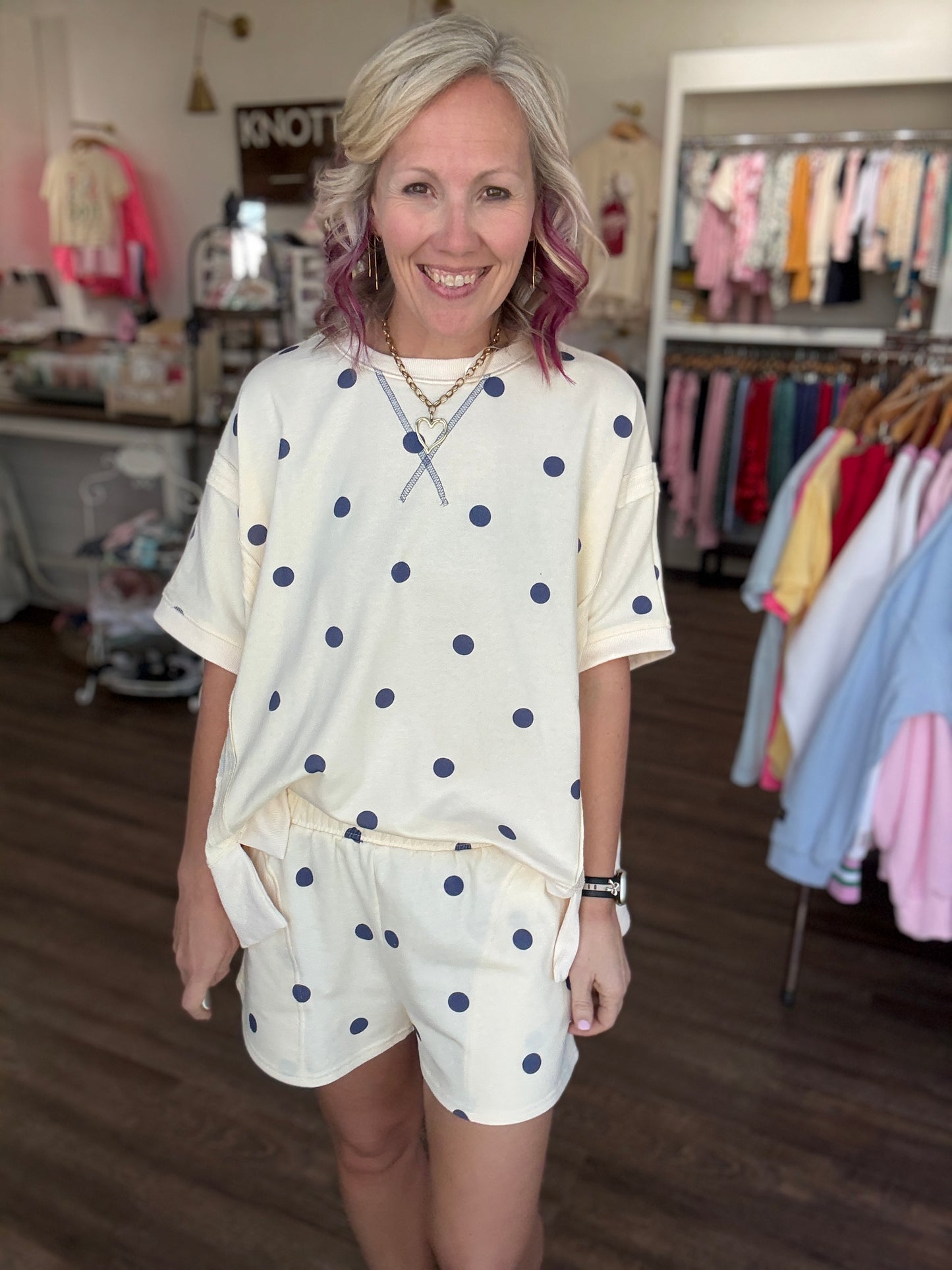 Dot Your Thing Set- Navy