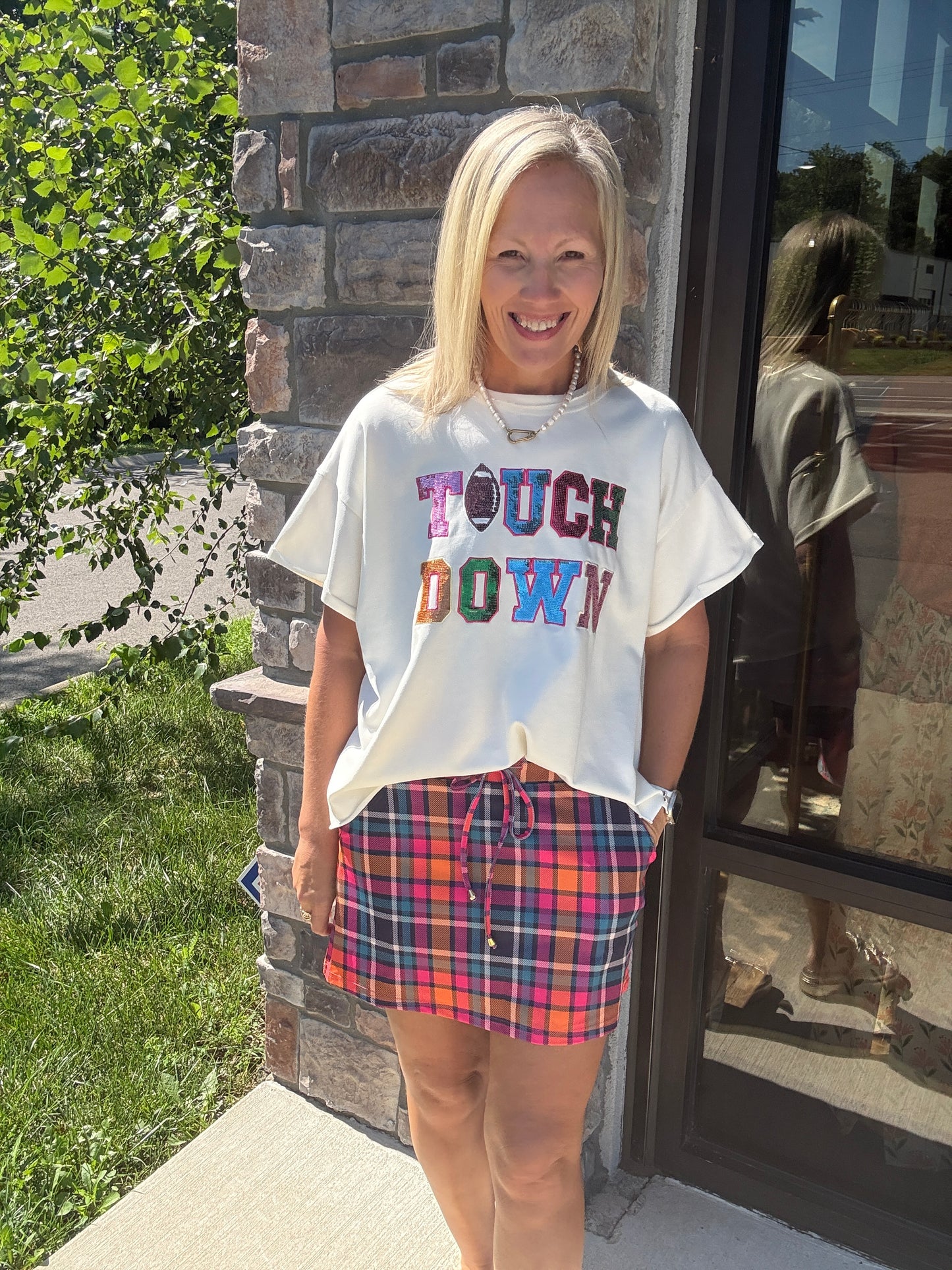 Patterned in Plaid Skort