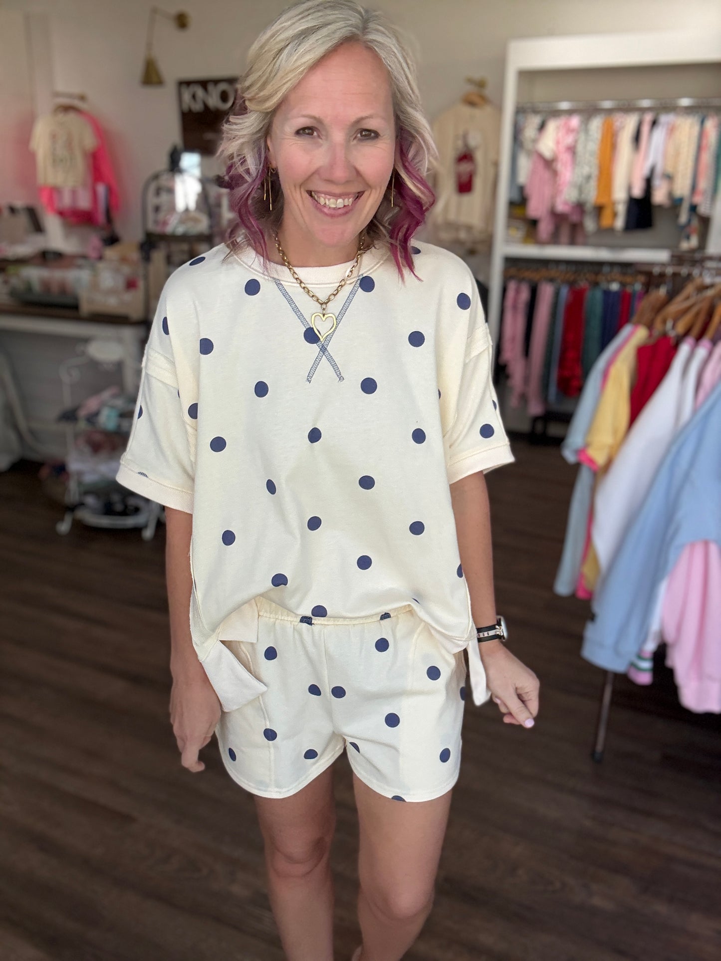 Dot Your Thing Set- Navy