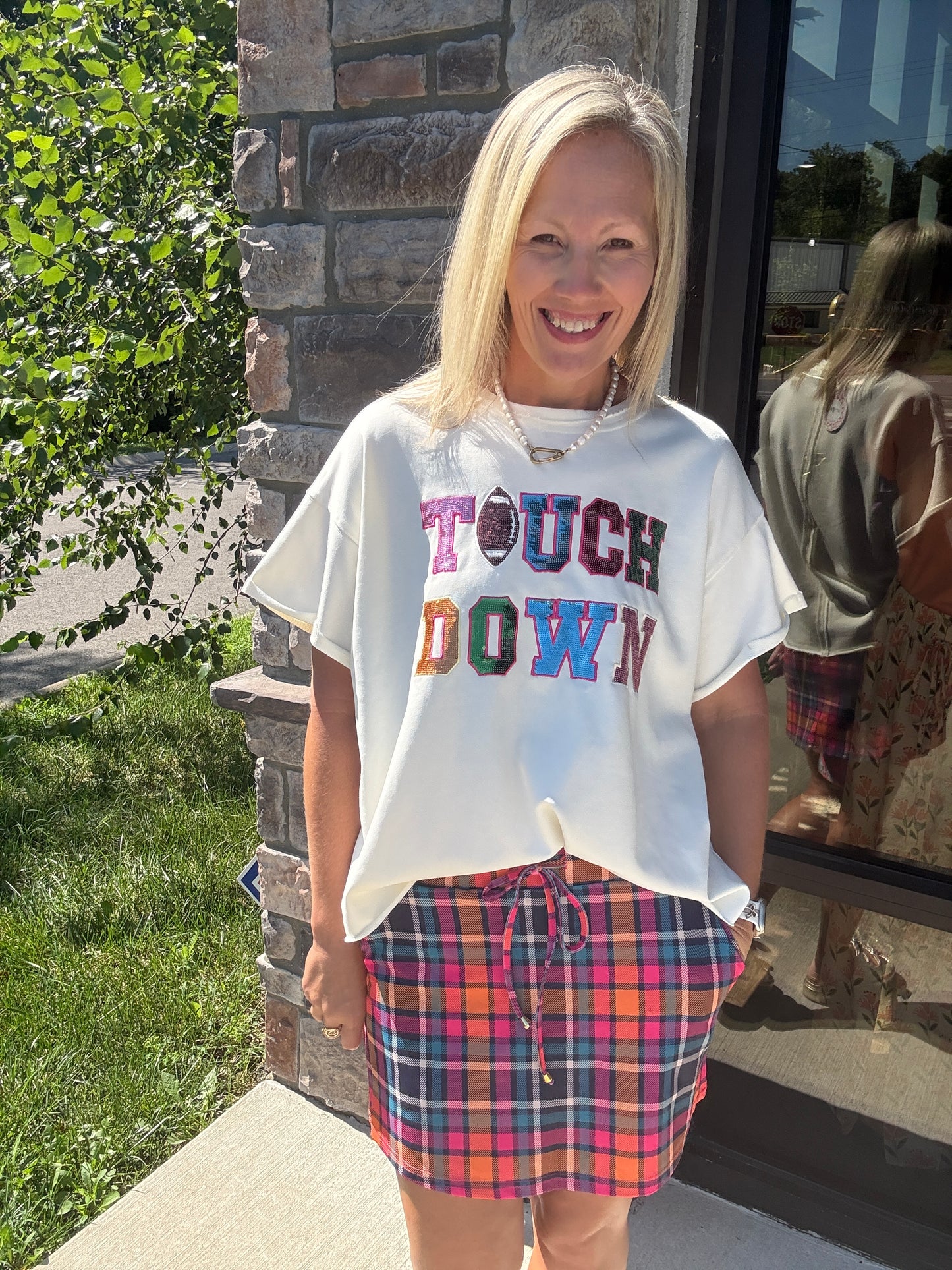 Patterned in Plaid Skort