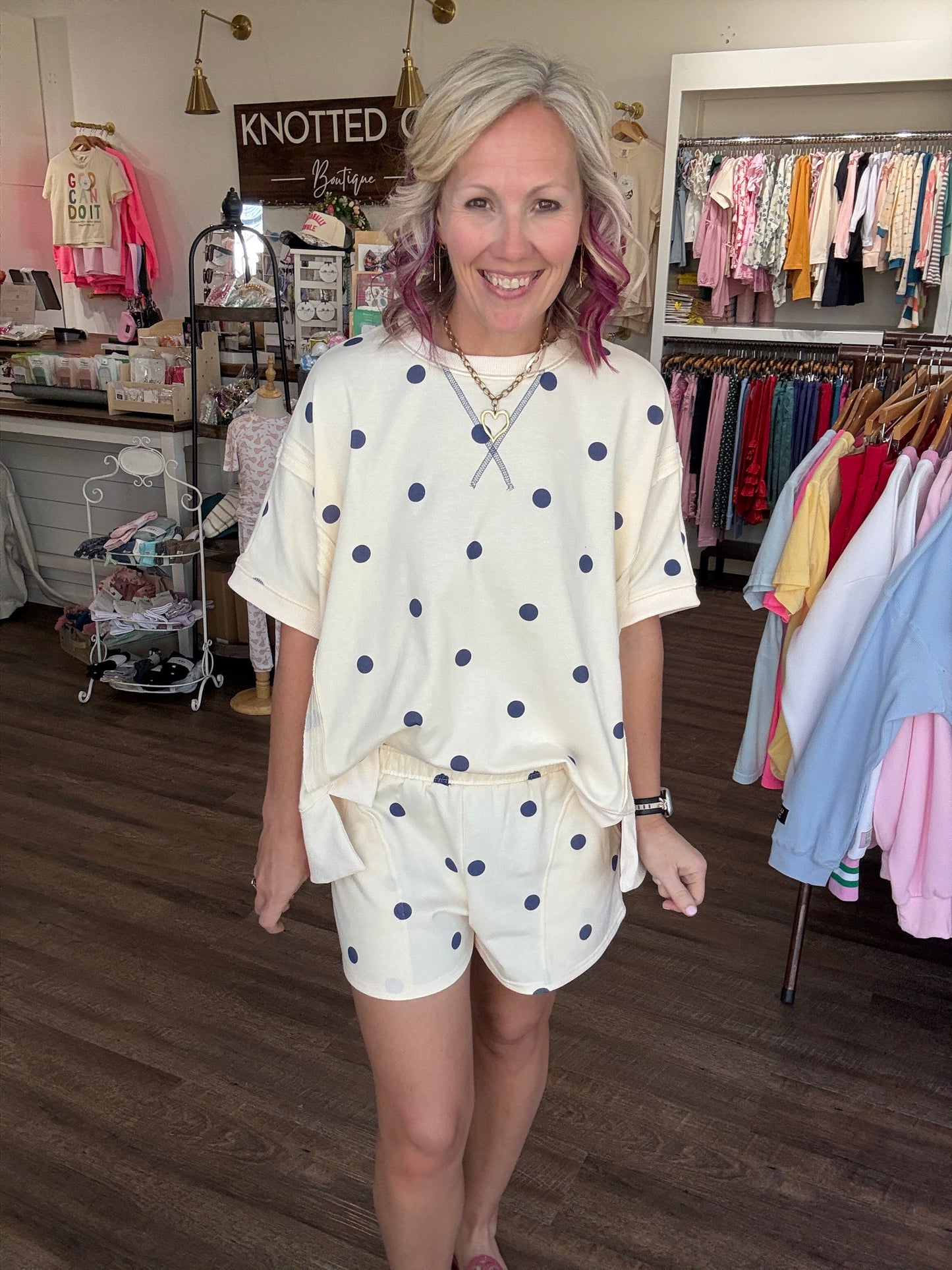 Dot Your Thing Set- Navy