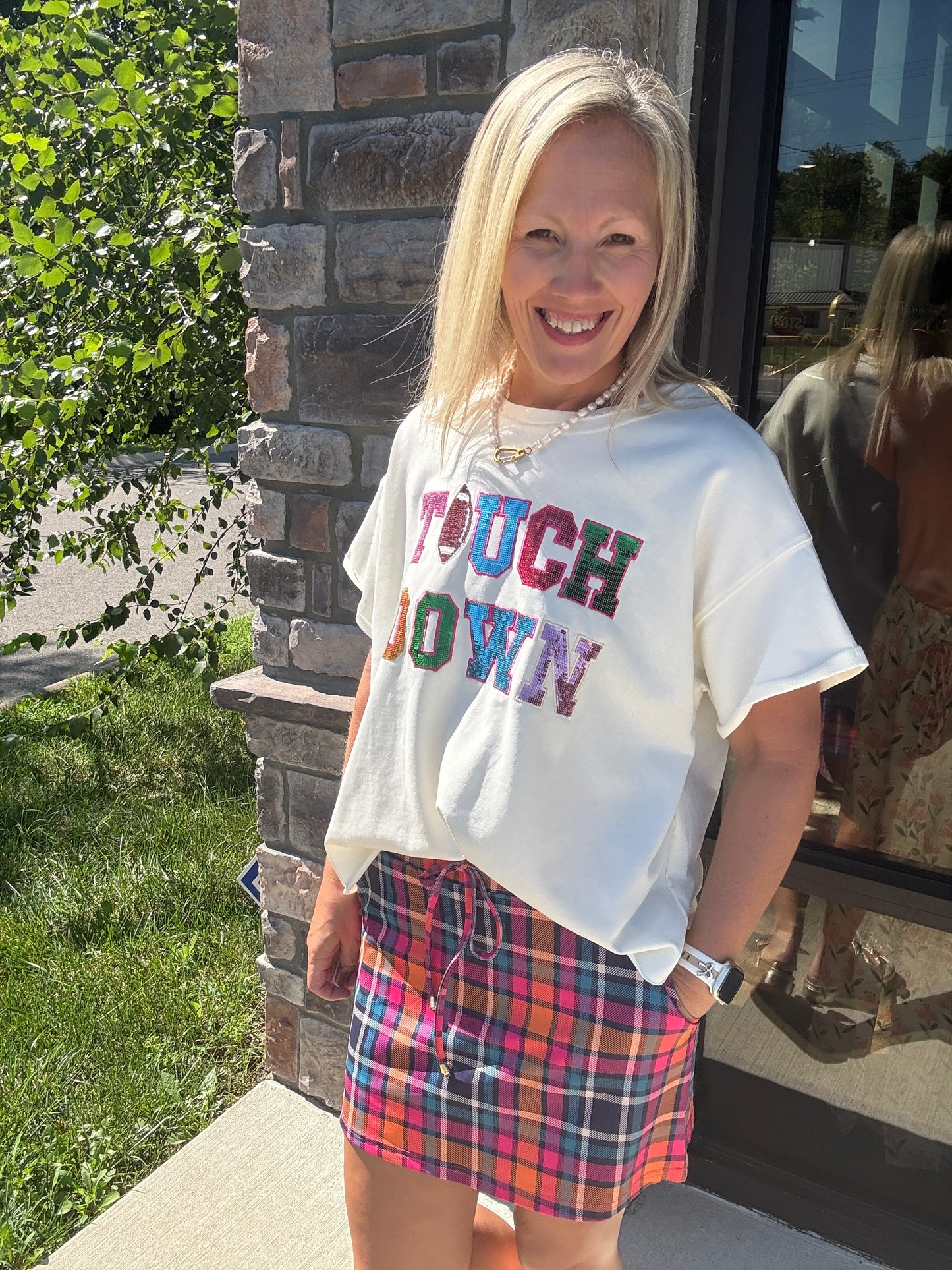 Patterned in Plaid Skort