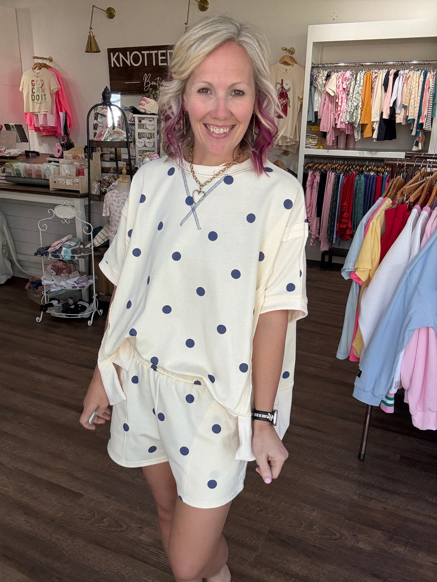 Dot Your Thing Set- Navy