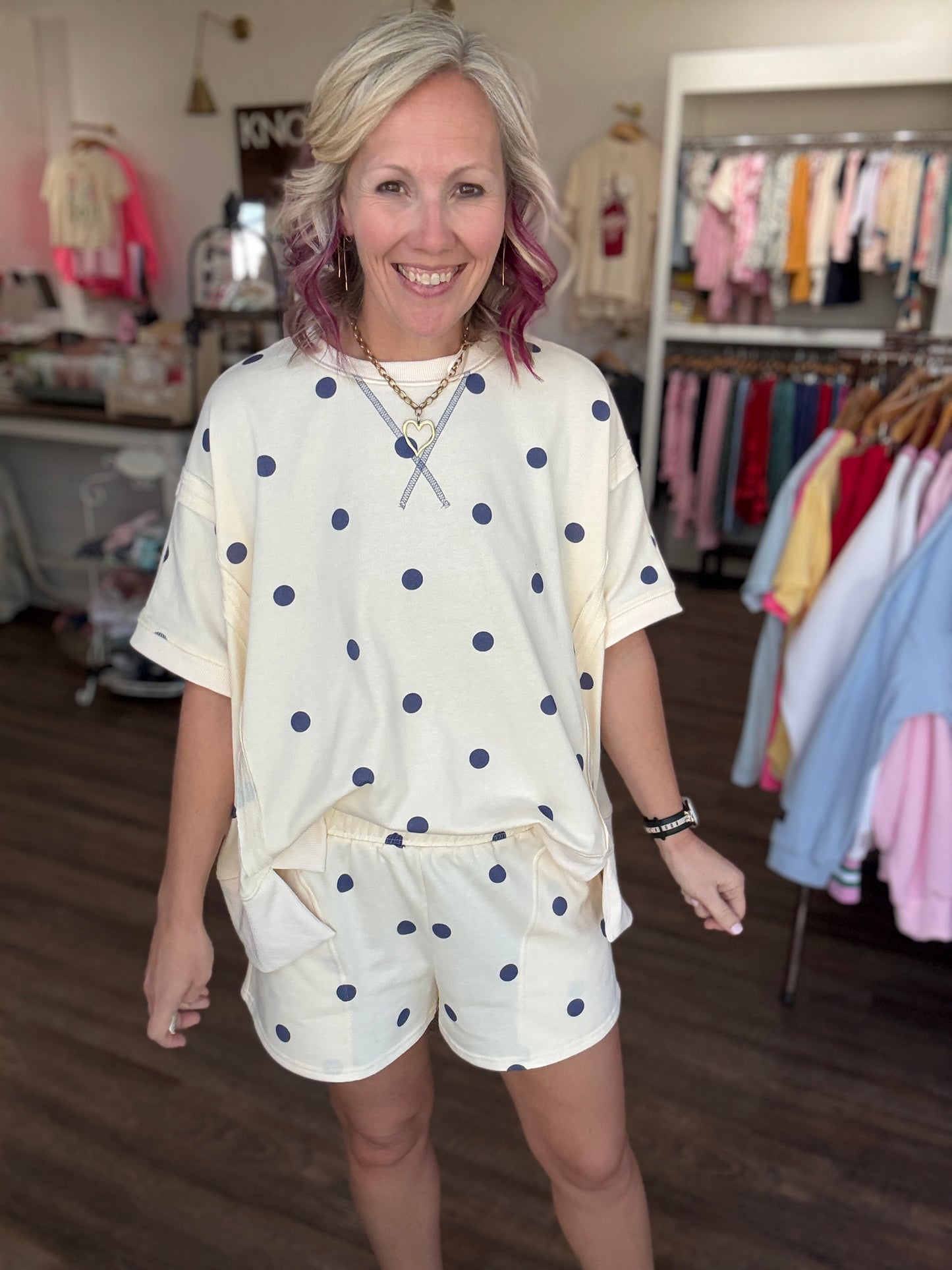 Dot Your Thing Set- Navy