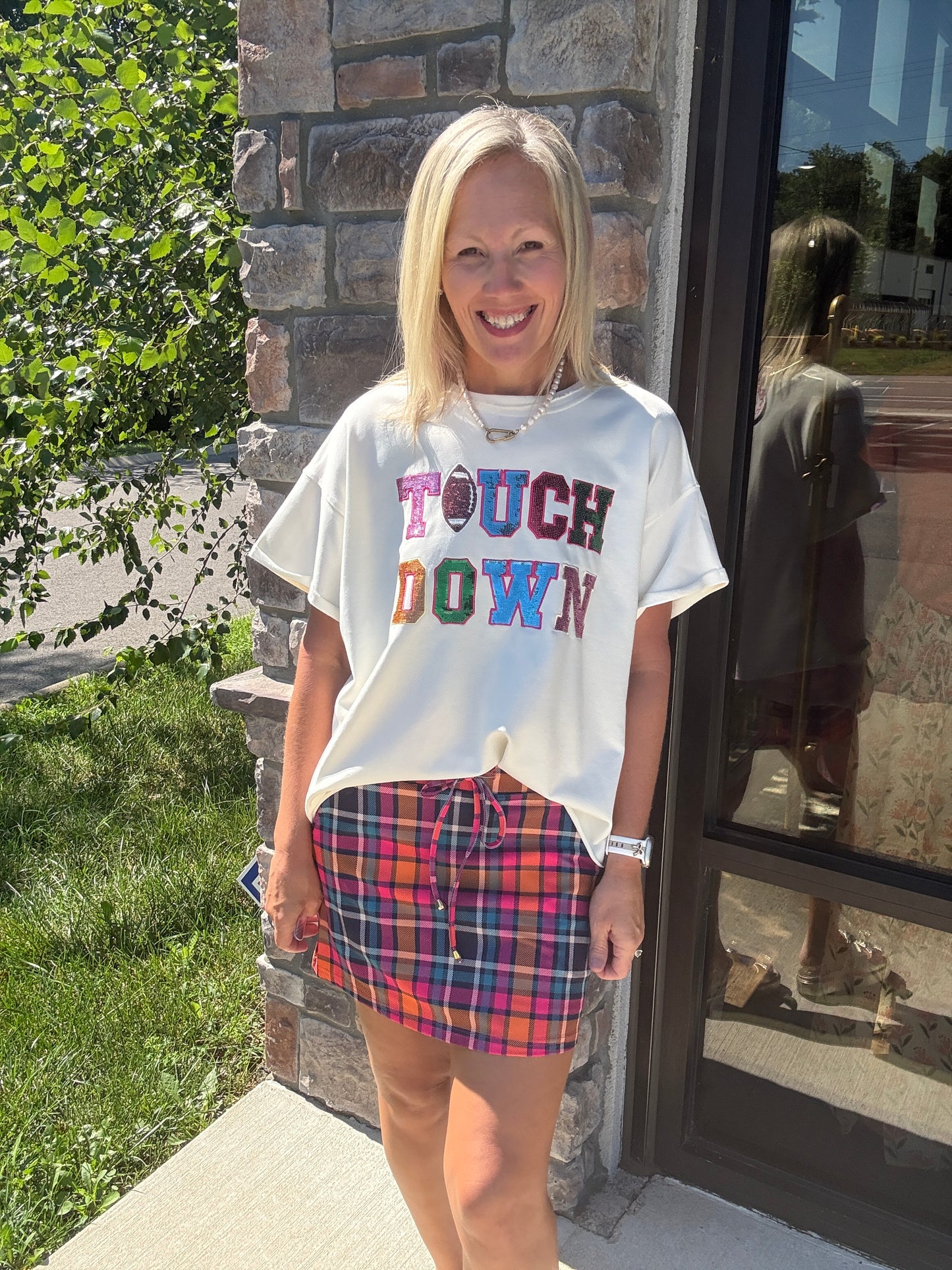 Patterned in Plaid Skort