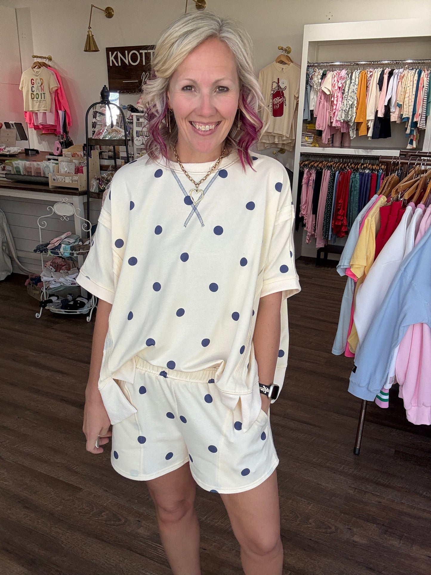 Dot Your Thing Set- Navy