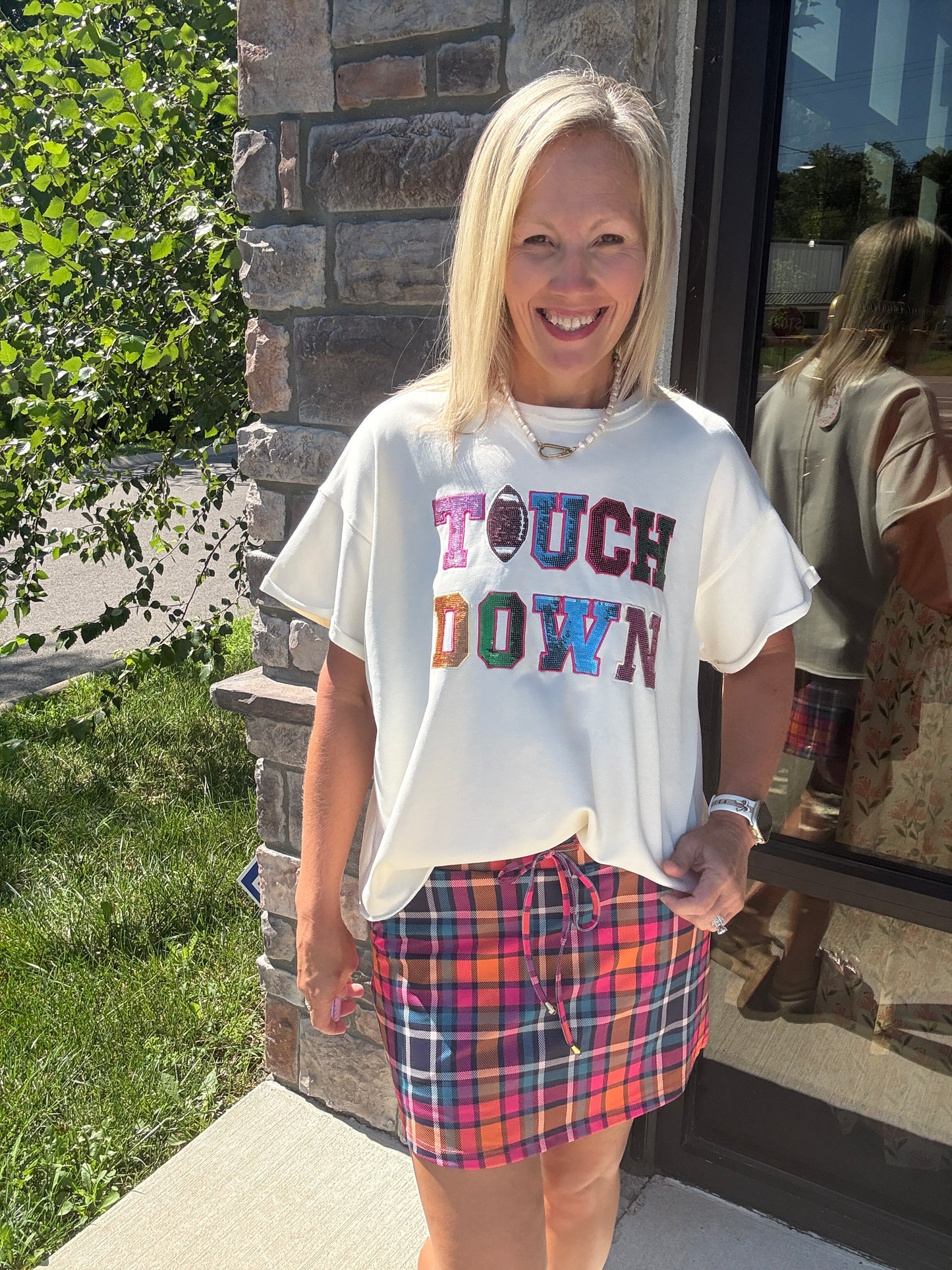 Patterned in Plaid Skort
