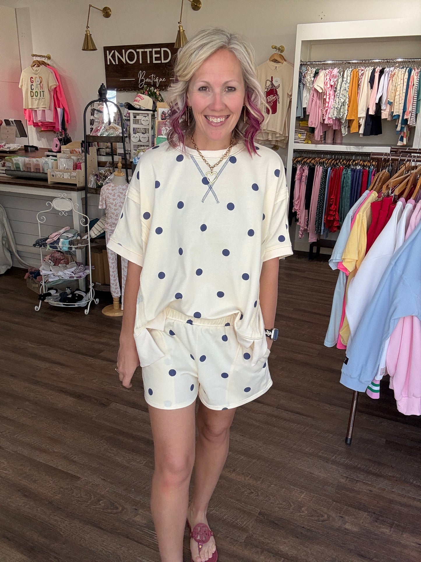 Dot Your Thing Set- Navy