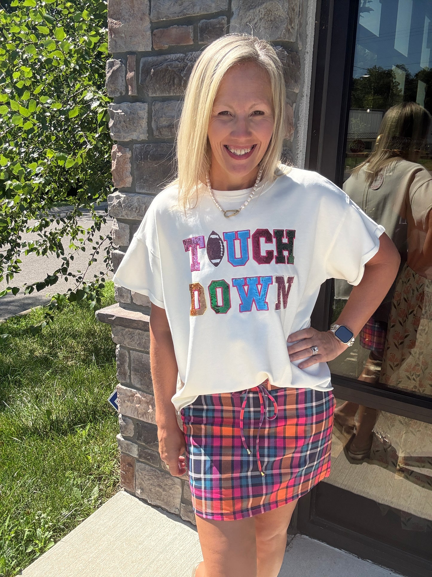 Patterned in Plaid Skort