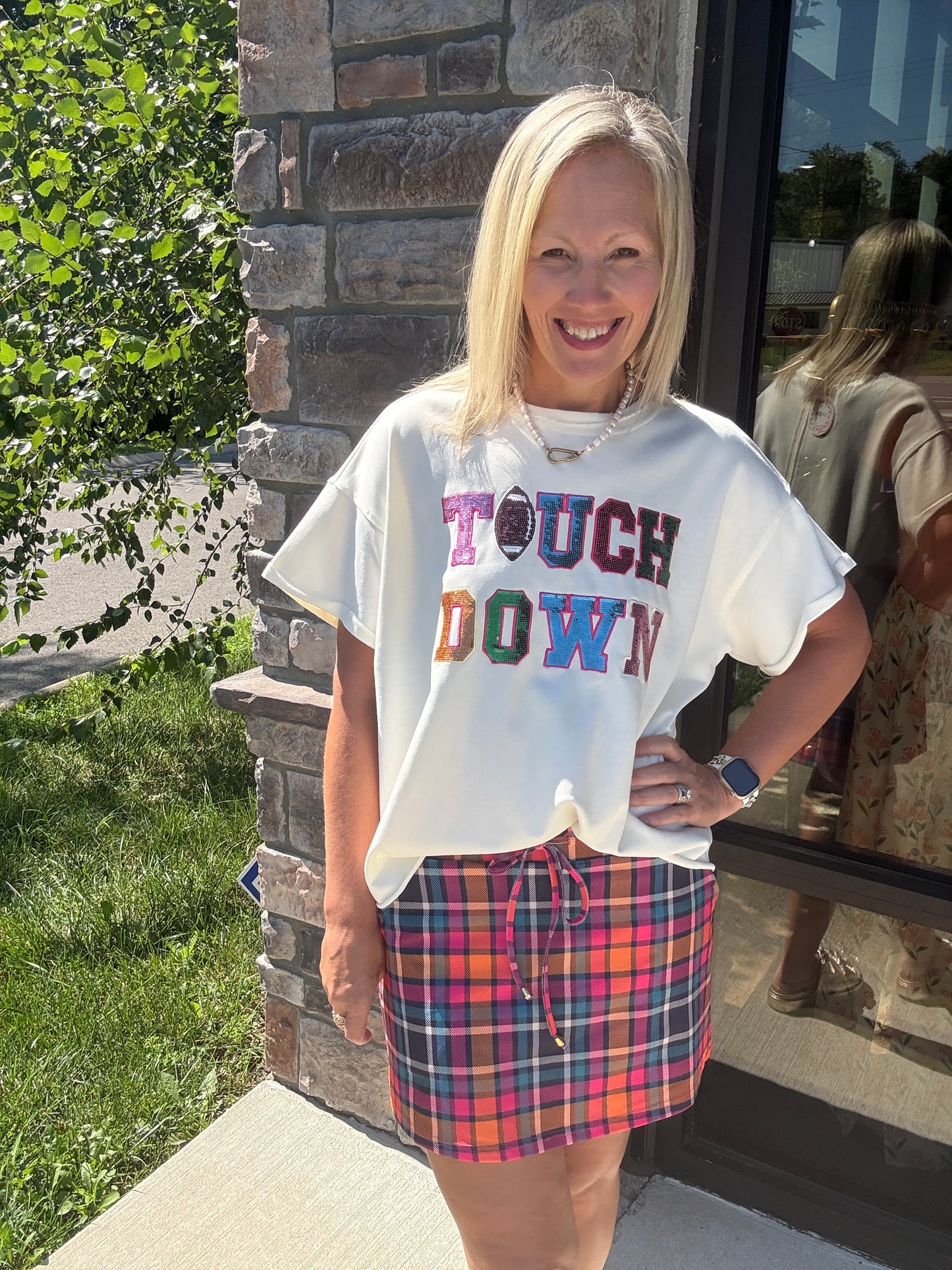 Patterned in Plaid Skort