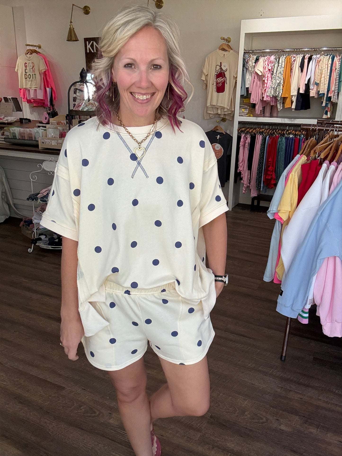 Dot Your Thing Set- Navy