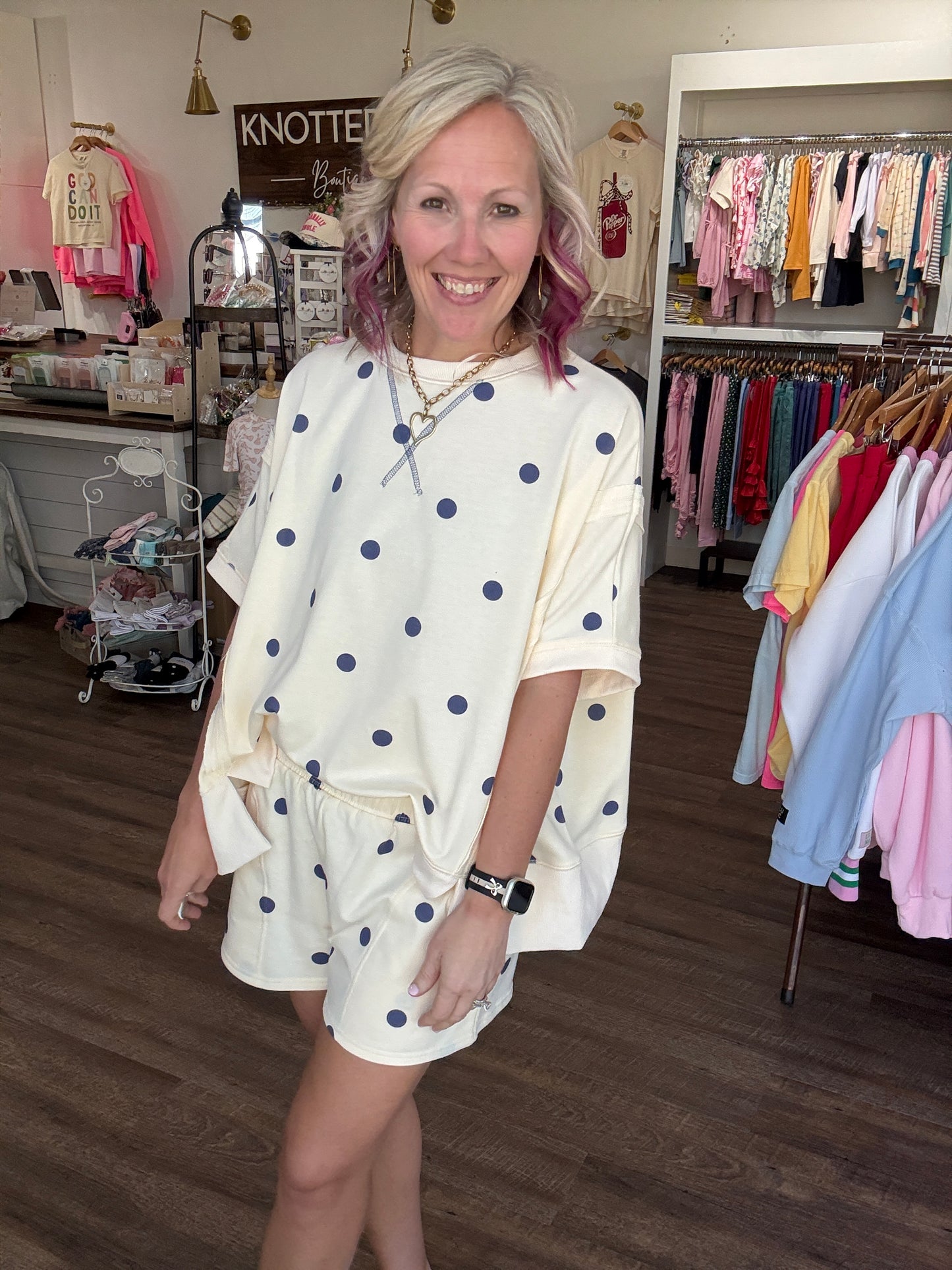 Dot Your Thing Set- Navy