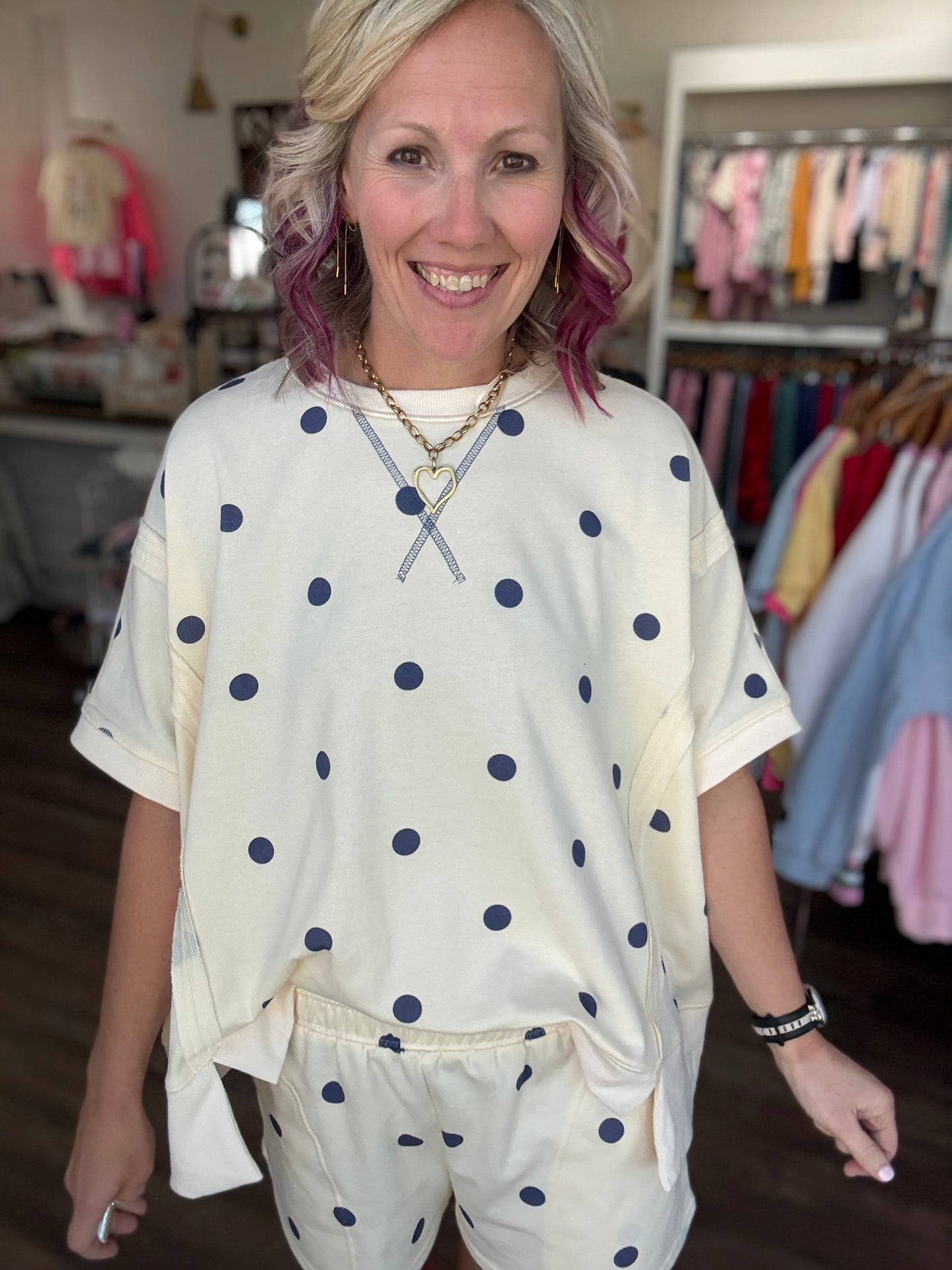 Dot Your Thing Set- Navy