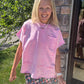 Weekend Wash Tee- Pink